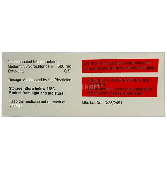 obimet 500mg tablet 15's
